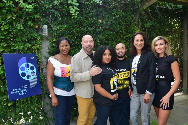 From left, Dalila Ali Rajah, Jason Stuart, Jerrika Gray, Vittorio Wyatt Gray, Michelle C. Bonilla and Haviland Stillwell.