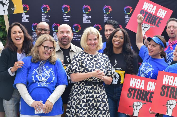 GLAAD’s annual Studio Responsibility Index Joint Press Conference on Sept. 14 was attended by SAG-AFTRA member leaders and members of the WGA.