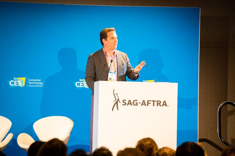 Carousel image for "SAG-AFTRA, Tech Innovators and Performers Discuss the Advancement of Technology at CES 2023"