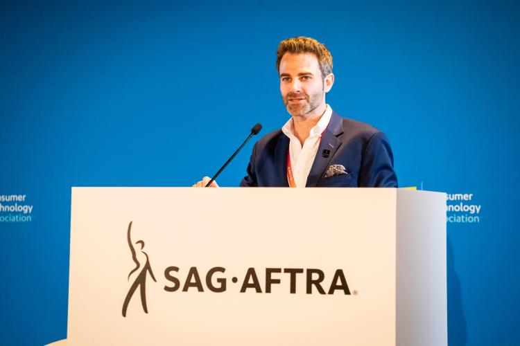 Hero image for "SAG-AFTRA, Tech Innovators and Performers Discuss the Advancement of Technology at CES 2023"