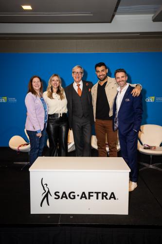 Hero image for "SAG-AFTRA, Tech Innovators and Performers Discuss the Advancement of Technology at CES 2023"