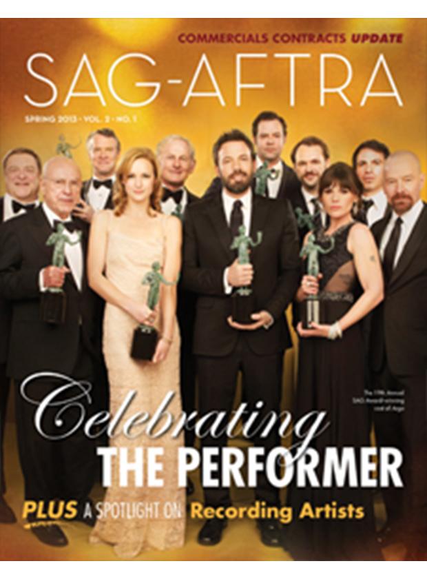 SAG-AFTRA Magazine Spring 2013 Cover