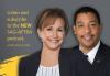 Gabrielle Carteris and David White Gabrielle Carteris and David White