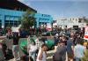 #StrikeBBH Members and allies line the street at BBH's office on Melrose in Los Angeles, CA