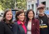 SAG-AFTRA Executive Director, New York Local, Labor Policy and International Affairs Rebecca Damon; N.Y. state Gov. Kathy Hochul; Acting Secretary of Labor Jenny Su; and Steven Lang. SAG-AFTRA Executive Director, New York Local, Labor Policy and International Affairs Rebecca Damon; N.Y. state Gov. Kathy Hochul; Acting Secretary of Labor Jenny Su; and Steven Lang.
