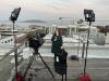 San Francisco-Northern California Local member and KPIX anchor Andria Borba, reports live from the KPIX rooftop. Hero image for "Bay Area Broadcasters Band Together"
