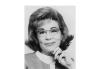 Joyce Grant Grant headshot from the 1960s in black and white