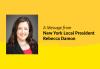 SAG-AFTRA Vice President, New York Local President, Rebecca Damon SAG-AFTRA Vice President, New York Local President, Rebecca Damon